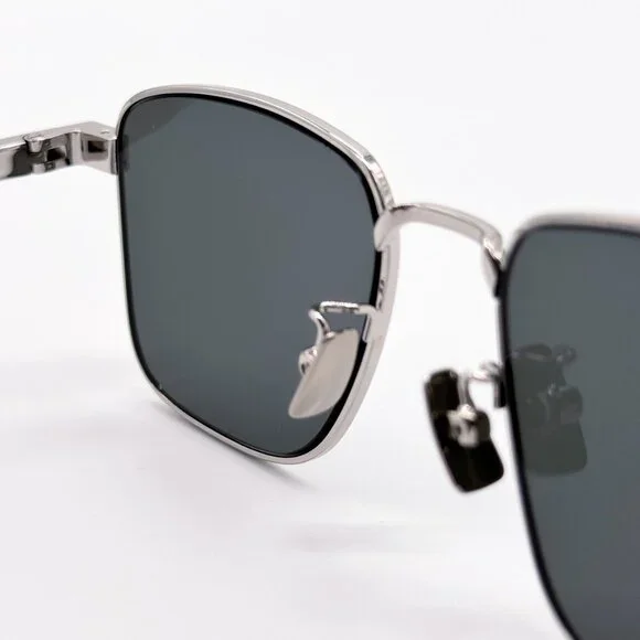 NEW SAINT LAURENT SL 529 002 SILVER GREY UNISEX SUNGLASSES SAINT LAURENT